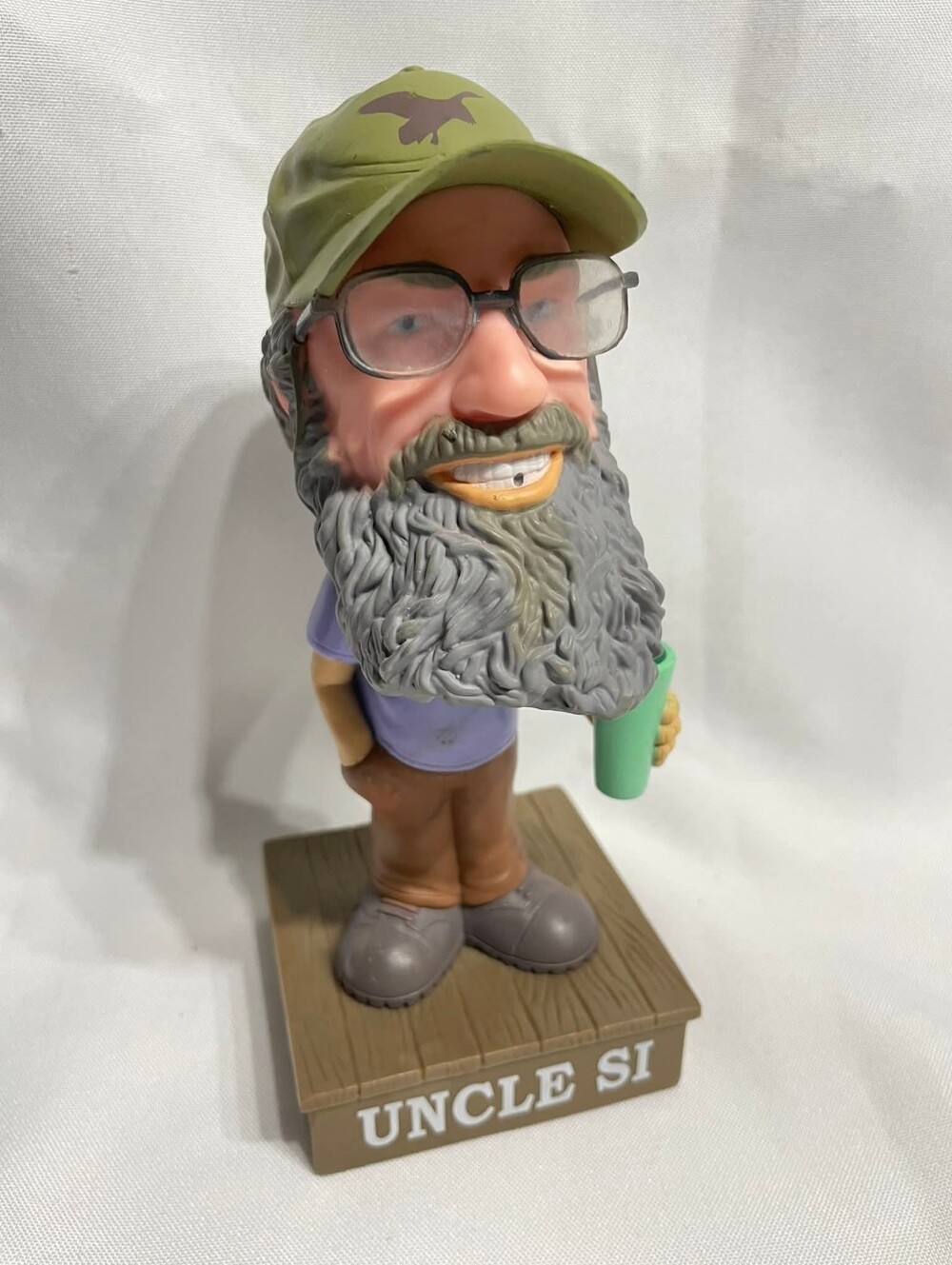 7" Funko Wacky Wobbler bobblehead figure of Uncle Si from the TV show Duck Dynas